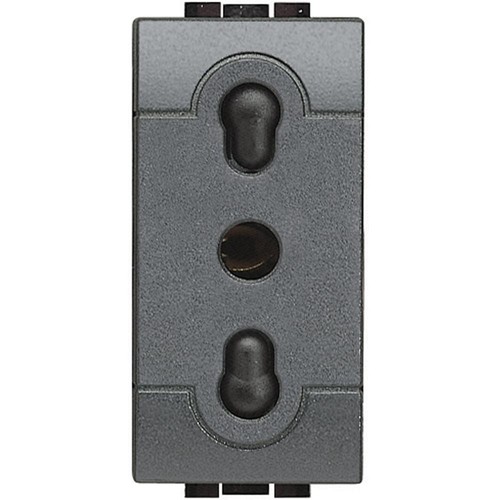 Presa corrente bipasso - presa, 2p+t