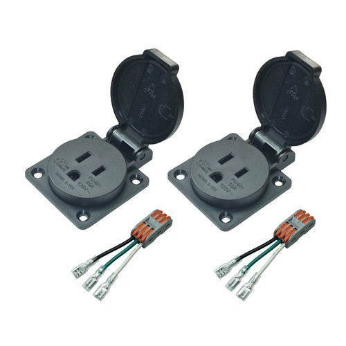 Presa elettrica 15a 125v 2pz - elettrica,